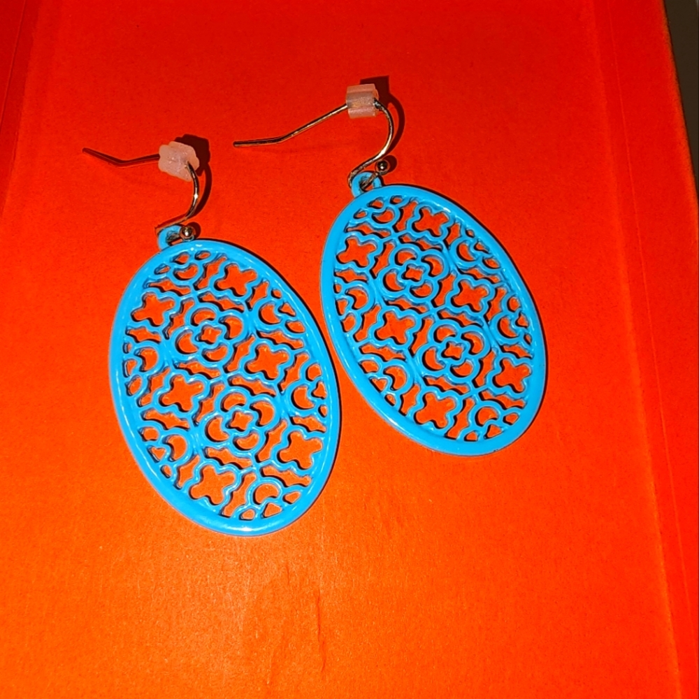 Aqua Earrings